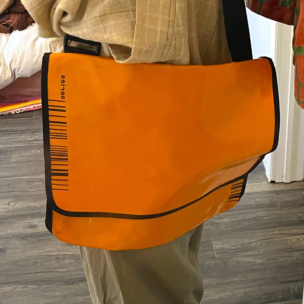 Vintage y2k PVC bag, from a London Vintage Shop